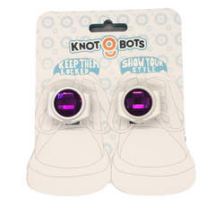 Packaging display for pair of knotbot shoelace locks