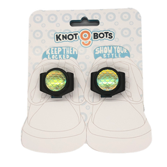 Hanger  card for pair of knotbot shoelace locks